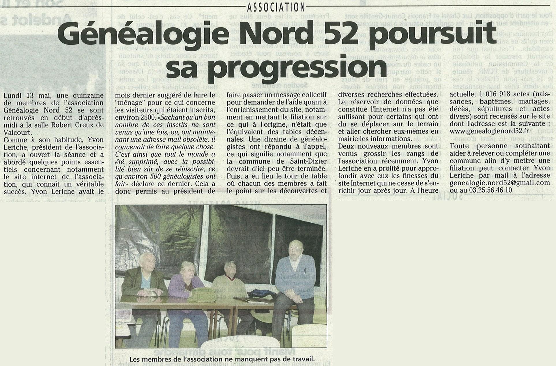 L'action de Nord 52