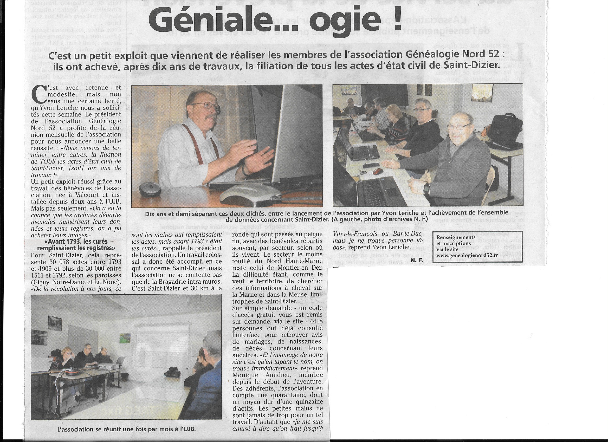 10 ans de depouillement